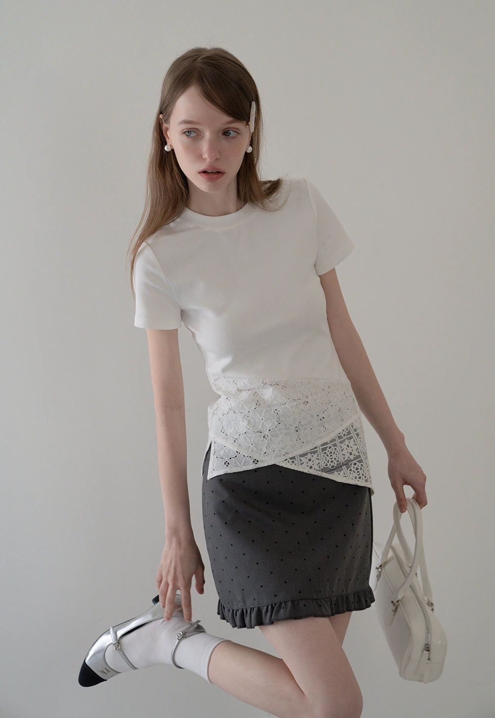 Asymmetric Hem Tişört