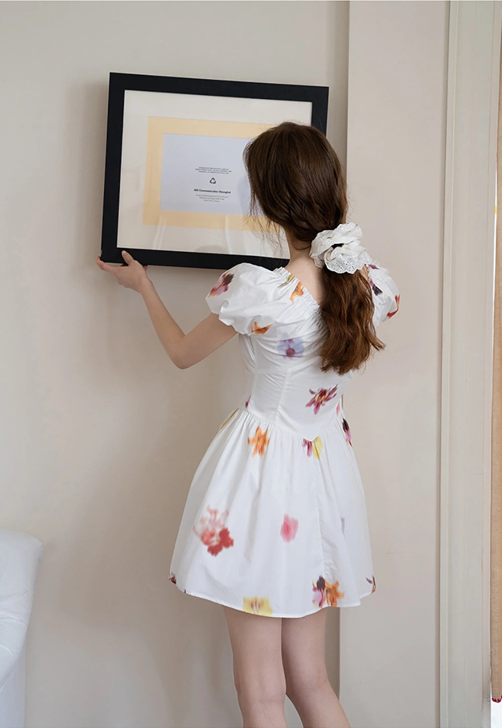 Romantic Floral Mini Dress
