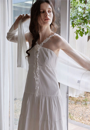 Women’s Halter Neck Tiered Midi Elbise