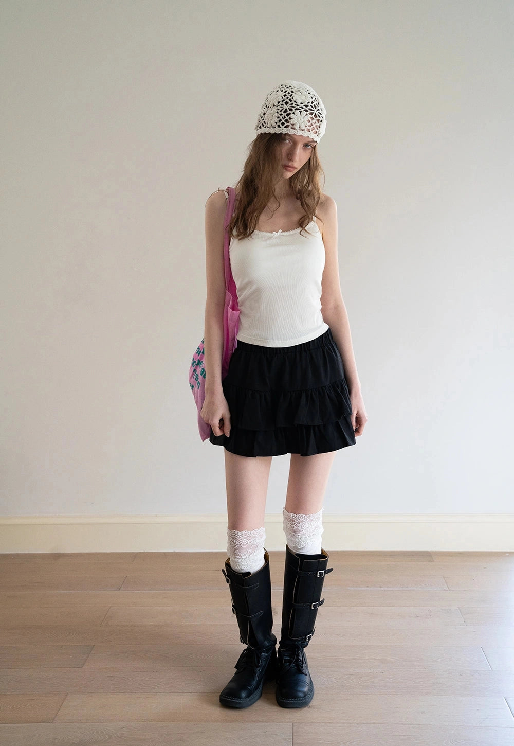 Bow Trim Cami Tişört