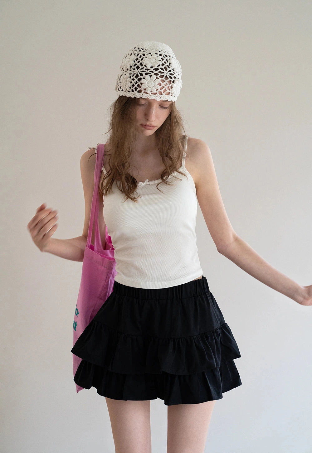 Bow Trim Cami Tişört