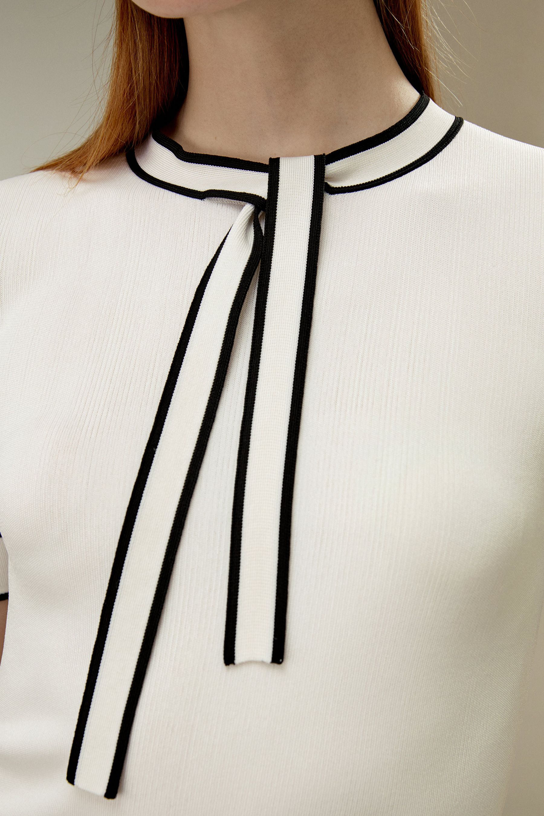 Silk Knit Ribbons Tişört