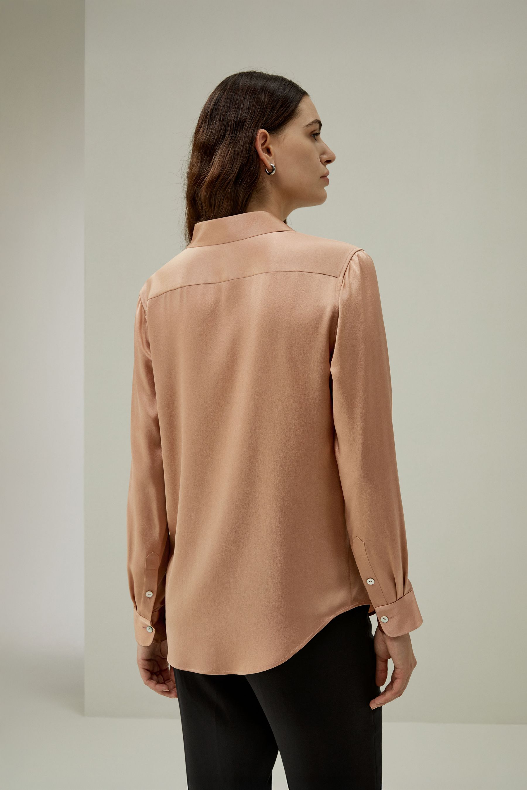Minimalist Placket Gömlek