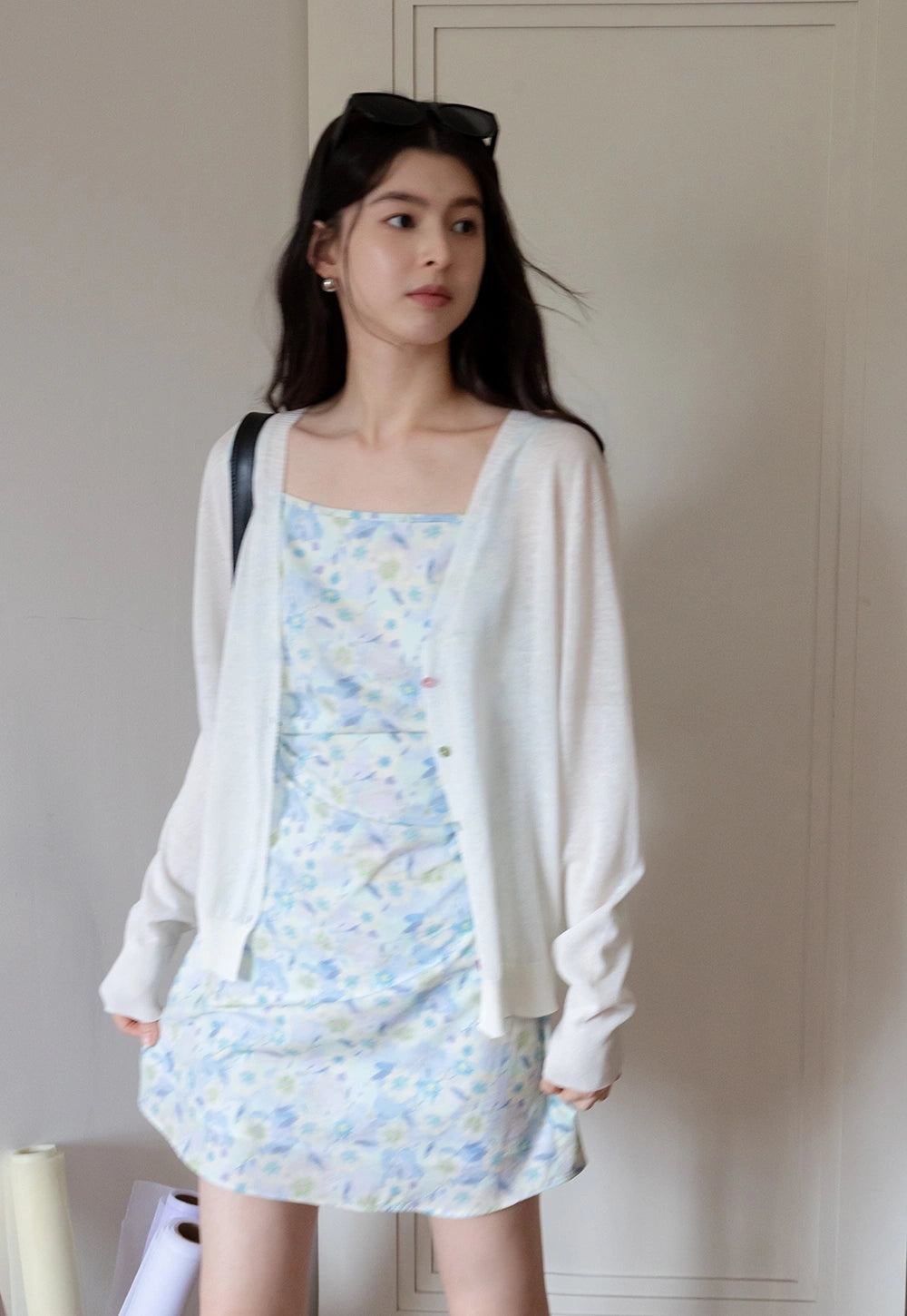 Women's Tie-Dye Floral Elbise