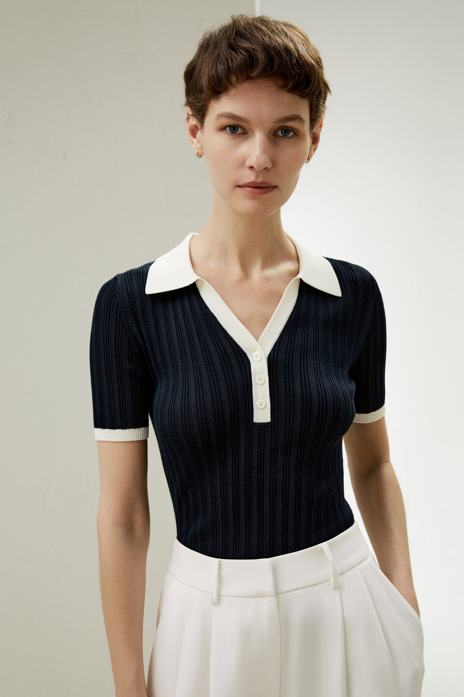 Silk Knit Top