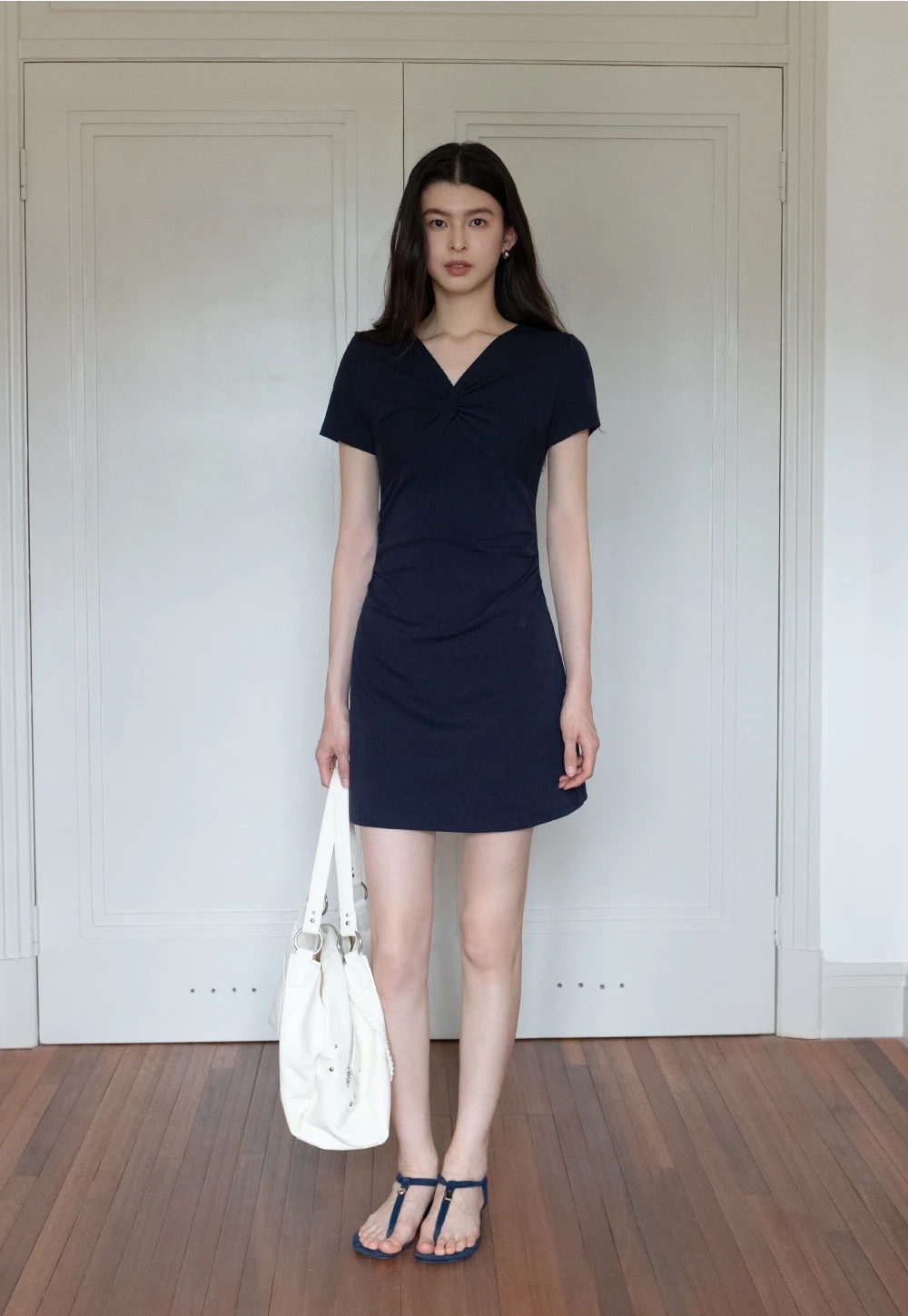 Women's Twist Front Elbise
