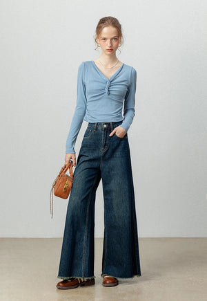 Women's Twist-Front Bluz