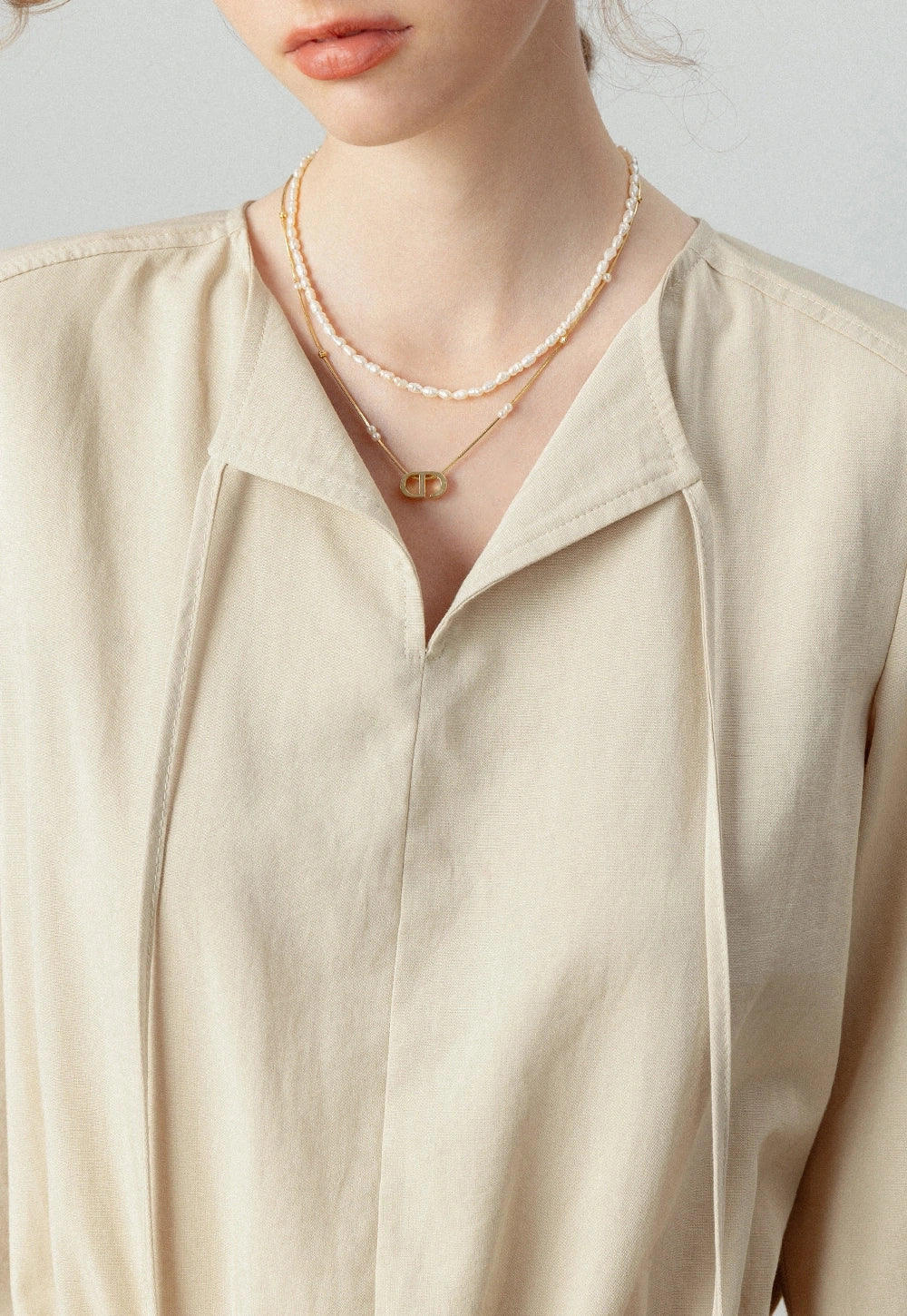 Women's V-Neck Tie-Waist Pleated Elbise