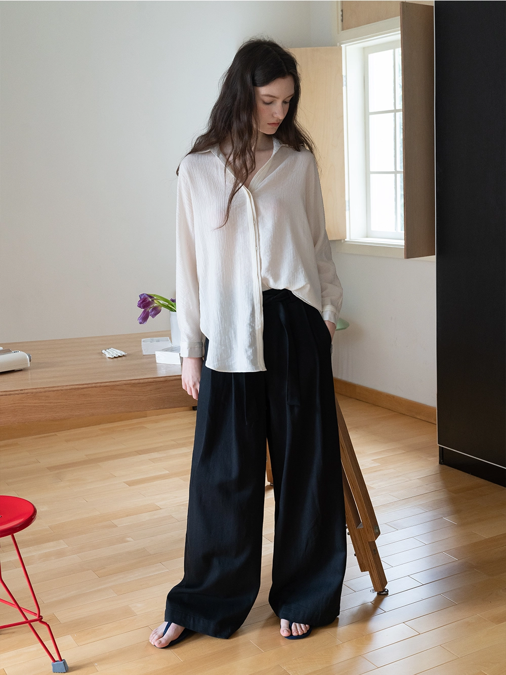 Asymmetric Hem Gömlek