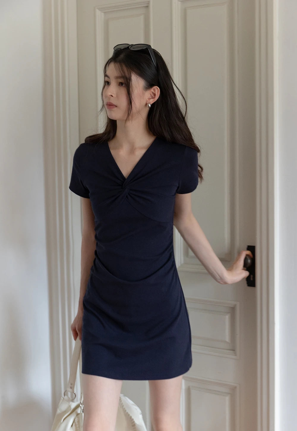 Women's Twist Front Elbise