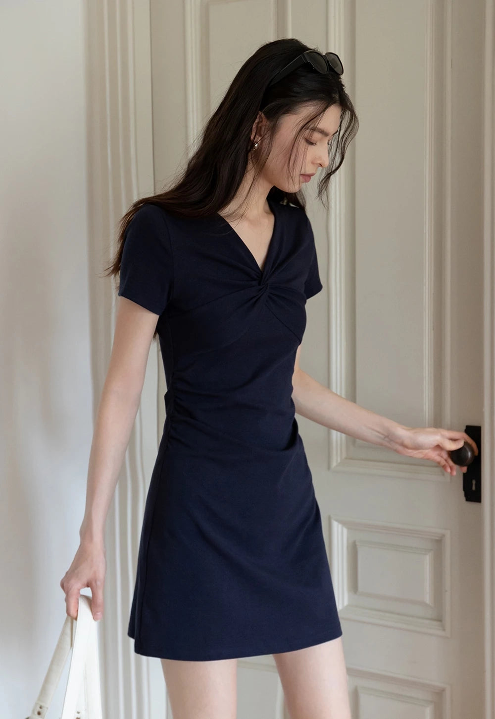 Women's Twist Front Elbise